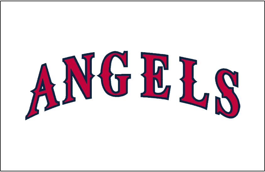California Angels 1993-1996 Jersey Logo iron on transfers for fabric version 2